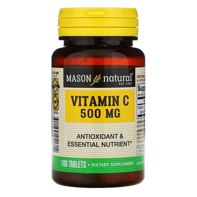 Vitamina C Mg Mason Natural Comprimidos Vitamina C Mg