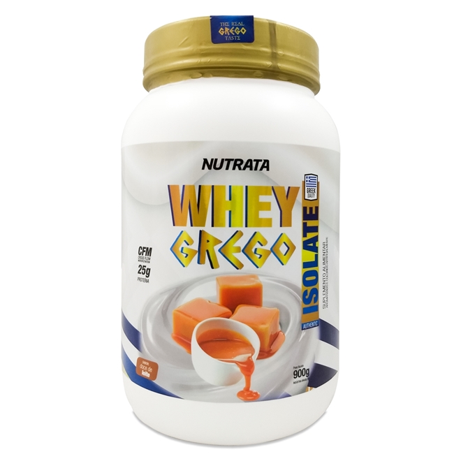 Whey Grego Isolate Nutrata Sabor Doce De Leite G Whey Grego