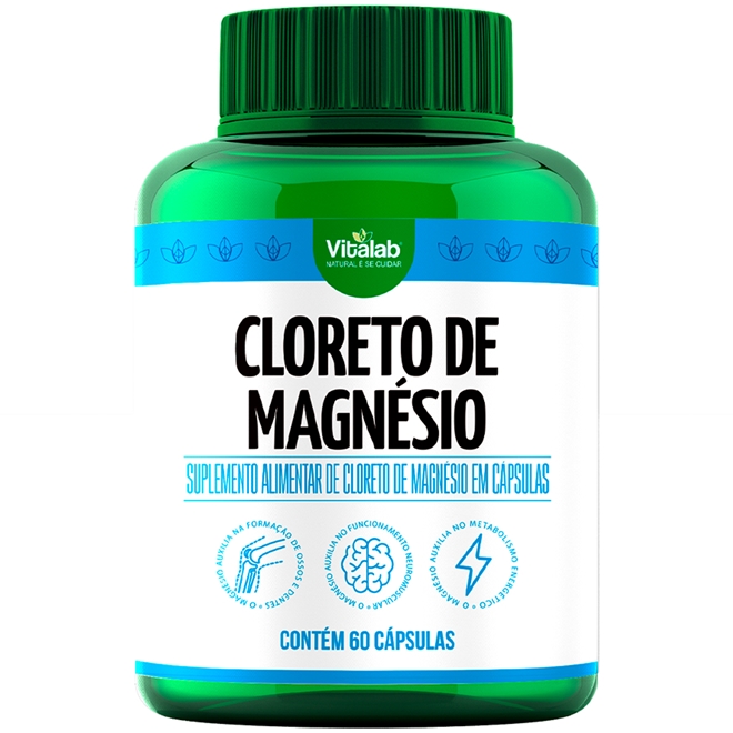 Cloreto De Magn Sio Vitalab C Psulas Cloreto De Magn Sio Vitalab