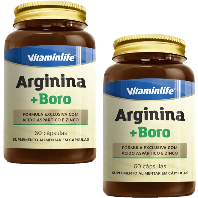 Kit Arginina Boro Cido Asp Rtico E Zinco Vitaminlife