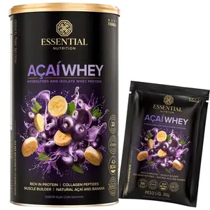 Açaí Whey Essential Nutrition 360g Ganhe Brinde