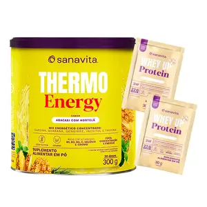 Thermo Energy Sanavita Sabor Abacaxi com Hortelã 300g Ganhe Brinde