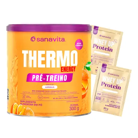 Thermo Energy Sanavita Sabor Laranja 300g Ganhe Brinde