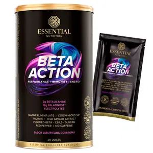 Beta Action Essential Nutrition 630g Sabor Jabuticaba com Romã Ganhe Brinde