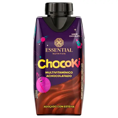 Chocoki Ready Multivitamínico Achocolatado Essential Nutrition 200ml