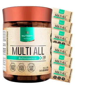 Multi All Multivitamínico Nutrify 60 Cápsulas Ganhe Brinde