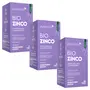 Kit 3 Bio Zinco Quelato Puravida 30 Cápsulas