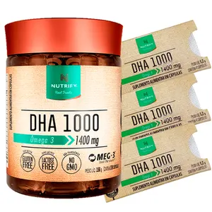 DHA Nutrify 60 Cápsulas Ganhe Brinde