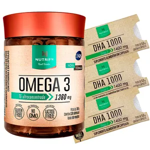 Ômega 3 Nutrify 120 Cápsulas Ganhe Brinde
