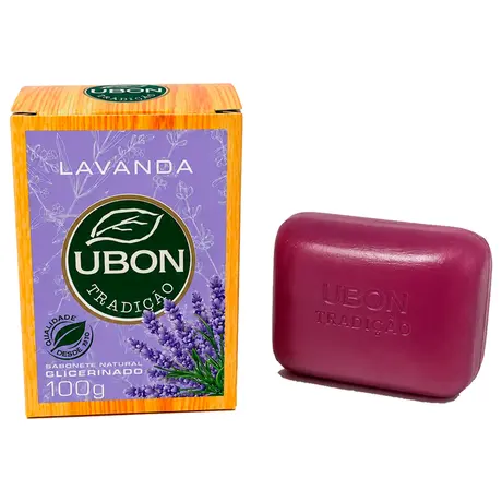 Sabonete Natural de Lavanda Glicerinado Ubon 100g