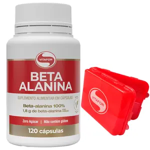 Beta Alanina Vitafor 120 Cápsulas Ganhe Brinde