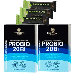 Kit 2 Probio 20Bi Essential Nutrition 30 Cáps Ganhe Brinde