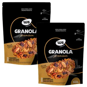 Kit 2 Granola Premium Ws Naturais 500g