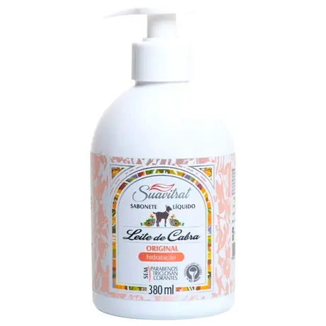 Sabonete Líquido Suavitrat Leite de Cabra Original 380ml