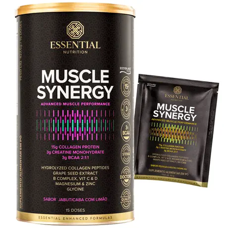 Muscle Synergy Essential Nutrition 427,5g Jabuticaba com Limão Ganhe Brinde