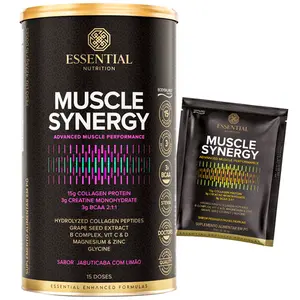 Muscle Synergy Essential Nutrition 427,5g Jabuticaba com Limão Ganhe Brinde