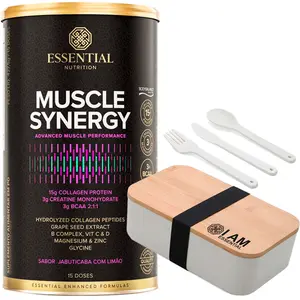 Muscle Synergy Essential Nutrition 427,5g Jabuticaba com Limão Ganhe Presente