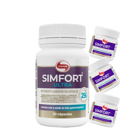 Simfort Ultra Vitafor 30 Cápsulas Ganhe Brinde