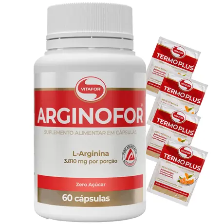 Arginofor Vitafor 60 Cápsulas Ganhe Brinde