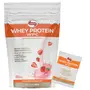 Whey Protein Concentrado Vitafor Pouch 900g Morango Ganhe Brinde