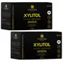 Kit 2 Xylitol Adoçante Natural Essential Nutrition 50 Sachês de 5g