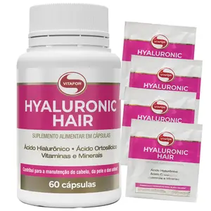 Hyaluronic Hair Vitafor 60 Cápsulas Ganhe Brinde