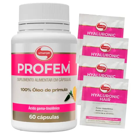 Profem Óleo De Prímula Vitafor 60 Cápsulas Ganhe Brinde