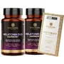 Kit 2 Melatonin Duo Harmony Essential Nutrition 120 Cápsulas Ganhe Presente