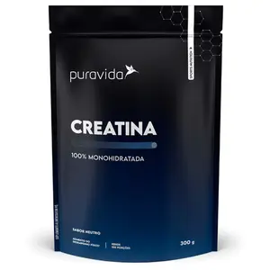 Creatina 100% Monohidratada Puravida 300g