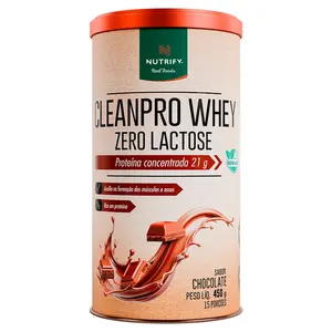 CleanPro Whey Zero Lactose Nutrify 450g Chocolate