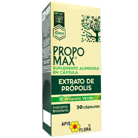 Extrato de Própolis Verde Propomax Apis Flora 30 Cápsulas