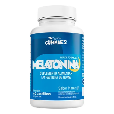 Melatonina Global 60 Gomas Sabor Maracujá