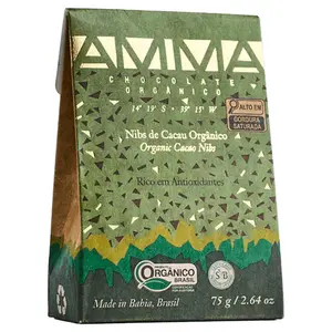 Nibs de Cacau Orgânico Amma 75g