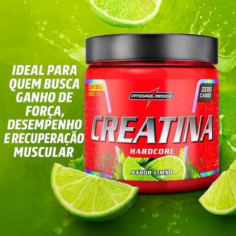 CREATINA 350G LIMÃO INTEGRALMEDICA