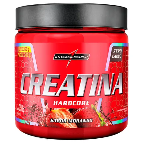 Creatina Integralmédica 350g Sabor Morango