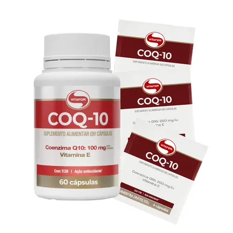 Coq10 Vitafor 100mg 60 Cápsulas Ganhe Brinde