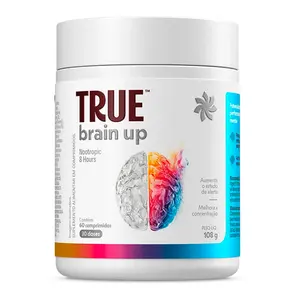 Brain UP Nootrópico com Cafeína True 60 Comprimidos