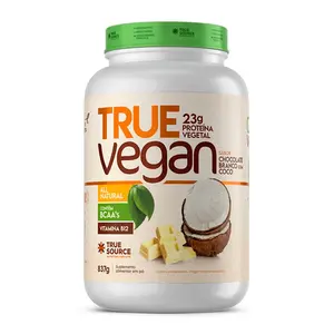 True Vegan True Soure 837g Sabor Chocolate Branco com Coco