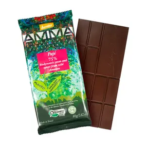 Chocolate Biodinâmico Pajé 75% Cacau Amma 80g