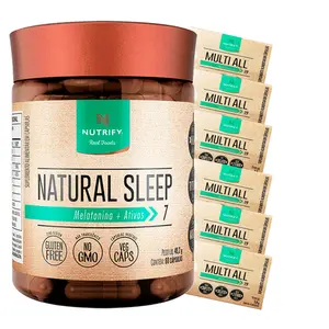 Natural Sleep Nutrify 60 Cápsulas Ganhe Brinde