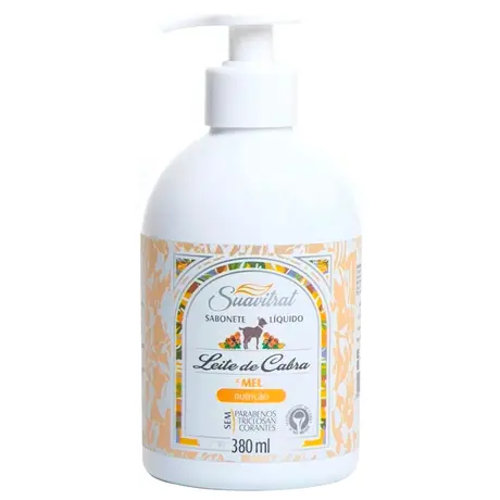 Sabonete Líquido Suavitrat Leite de Cabra e Mel 380ml