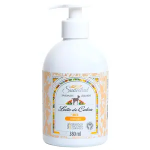 Sabonete Líquido Suavitrat Leite de Cabra e Mel 380ml