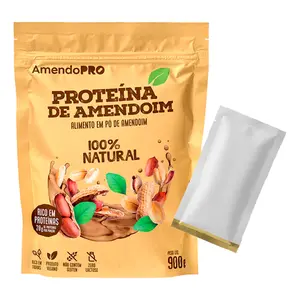 Proteína de Amendoim 100% Natural AmendoPro 900g Ganhe Brinde