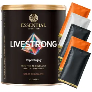 Livestrong Chocolate Essential Nutrition 237g Ganhe Brinde