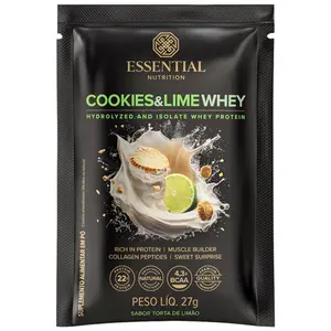 Cookies & Lime Whey Essential Nutrition Sachê 27g