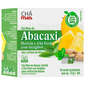Chá Misto de Abacaxi Chá Mais 10 Sachês