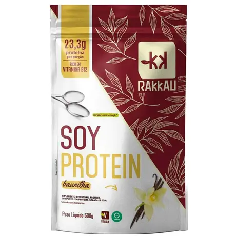 Soy Protein Rakkau Sabor Baunilha 600g