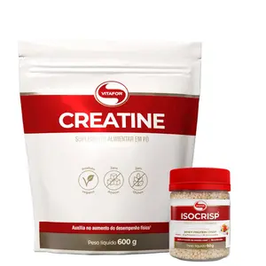 Creatine Monohidratada Vitafor Pounch 600g Ganhe Brinde