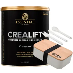 Crealift Creapure Essential Nutrition 300g Ganhe Marmita