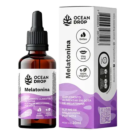 Melatonina em Gotas Ocean Drop 30ml